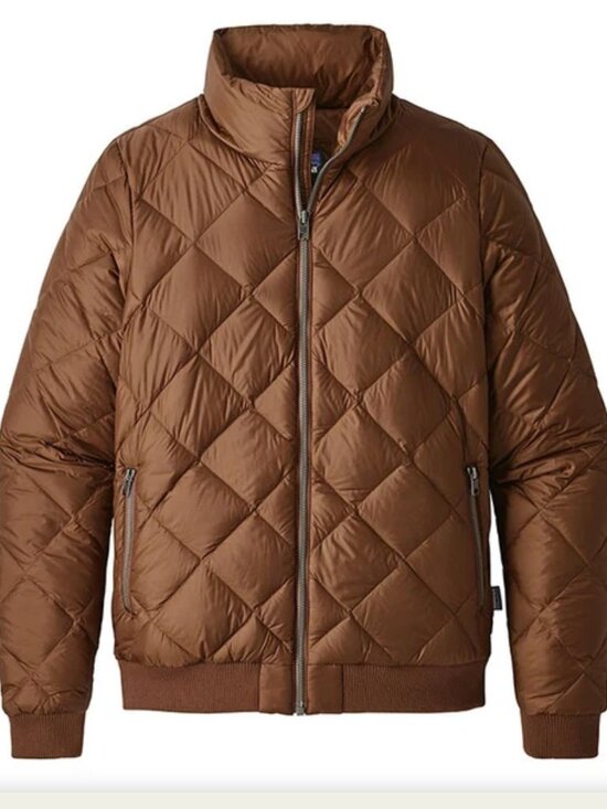Patagonia Jackets & Blazers - Patagonia Women’s Prow Bomber Jacket – Moccasin Brown – Size Medium – EUC